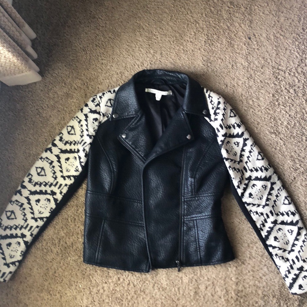 Vegan Leather Chelsea and Violet jacket